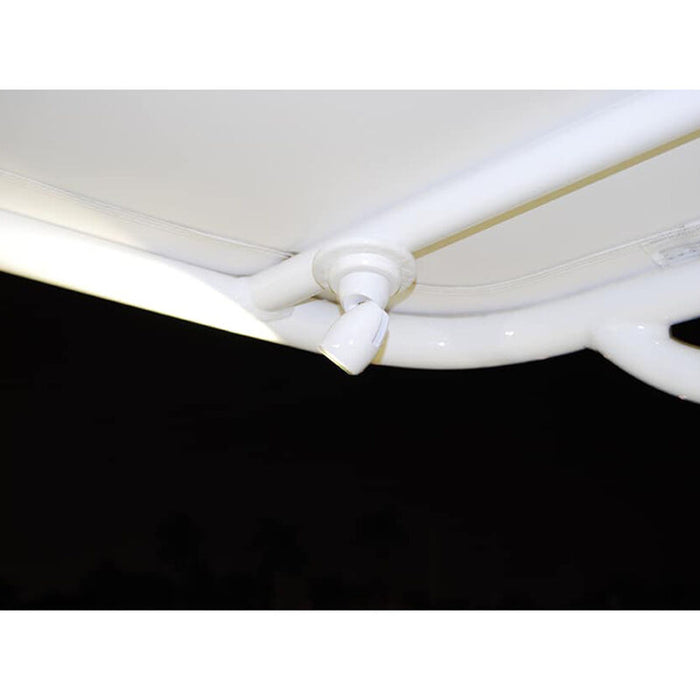 Lumitec GAI2 LED Positionable Light with Heavy-Duty Base, Brushed Housing, Spectrum RGBW