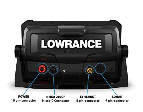 Lowrance Elite FS 7 Fish Finder (No Transducer) with Preloaded C-MAP Contour+ Charts