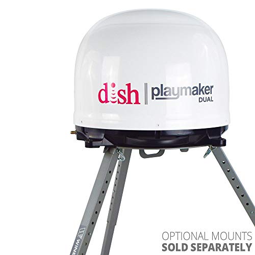 Winegard Dish Playmaker Dual Portable Automatic Satellite Antenna with Dish Wally HD Receiver