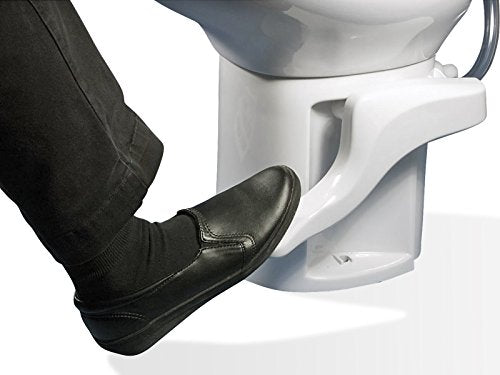 Aqua Magic Style II RV Toilet with Hand Sprayer / Low Profile / White - Thetford 42061