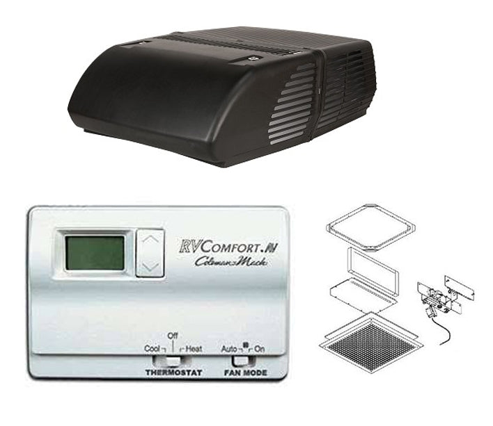 Coleman Mach10 15K Black Ducted Medium Profile AC Roof, Ceiling, Thermostat
