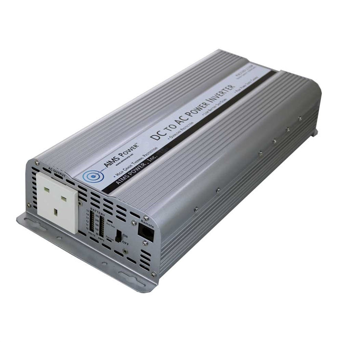 AIMS Power 2500 Watt Power Inverter UK Plug 230 Volt European 12 Volt
