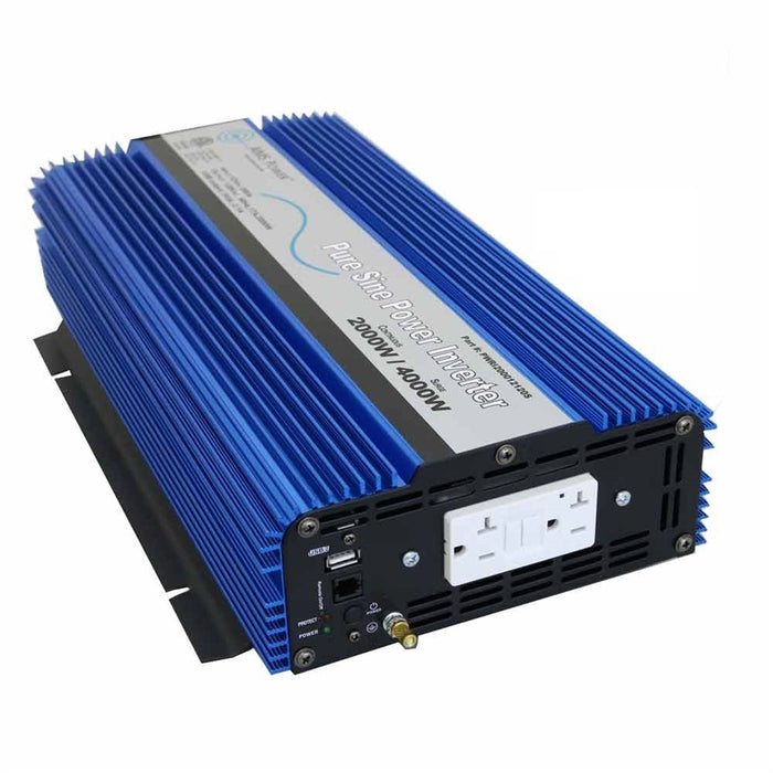 AIMS Power 2000 Watt Pure Sine Wave Inverter ETL Listed to UL 458